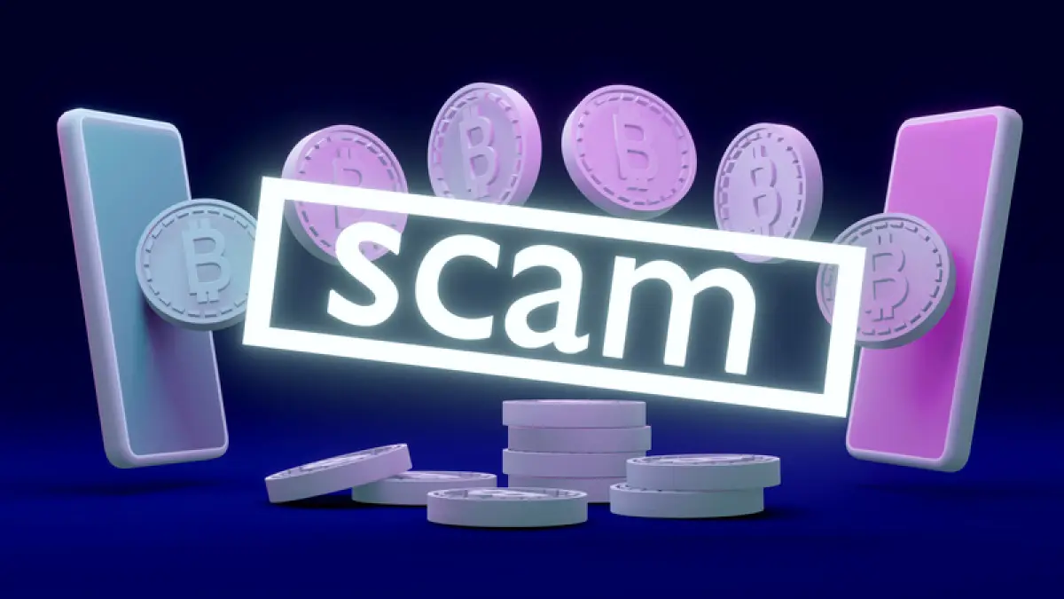 Common Blockchain Scam Red Flags Infographic