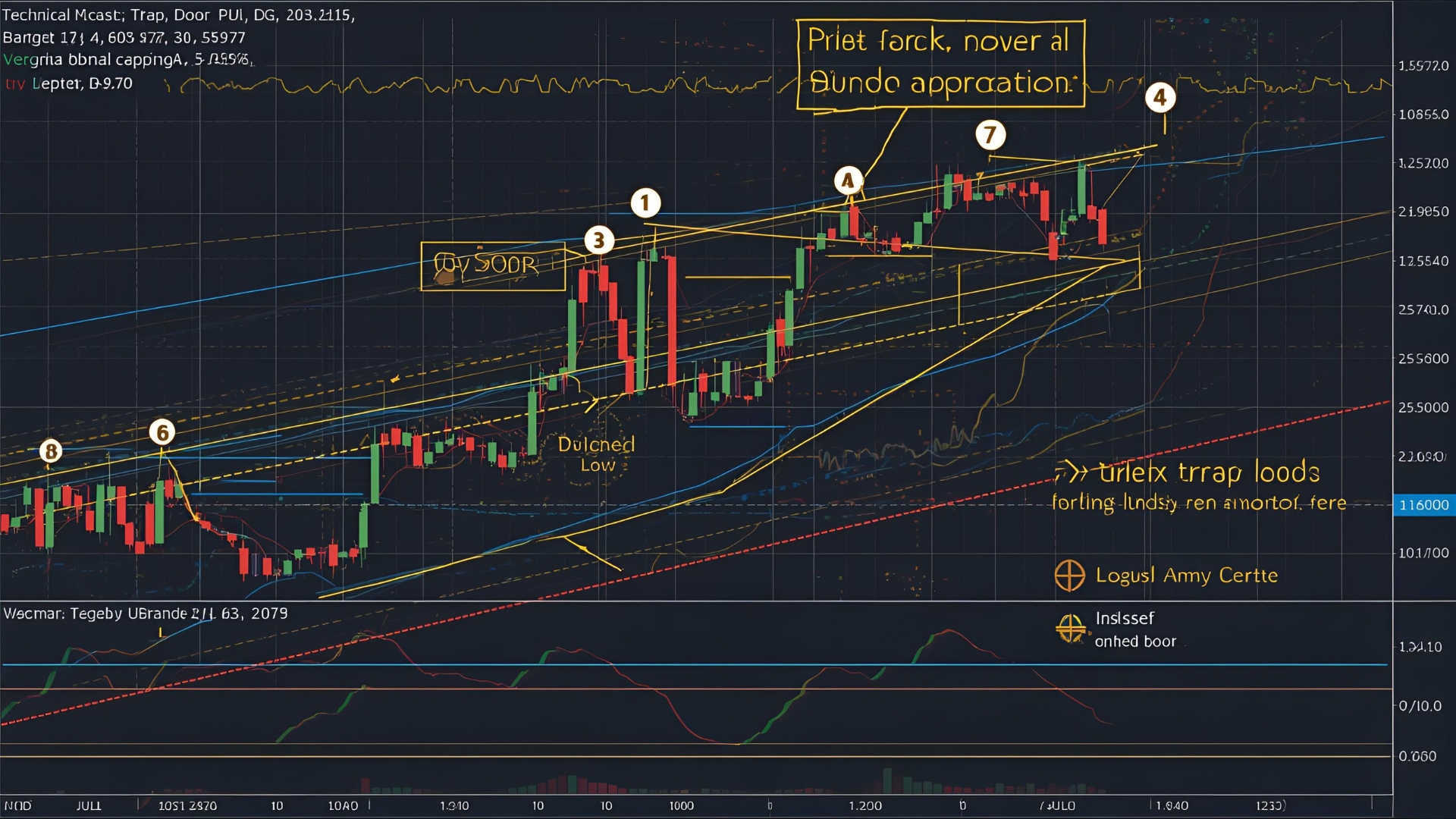 Technical Picture From Trap Doors to Higher Lows
