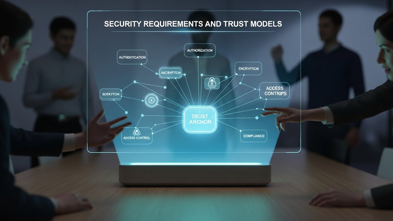 Security Requirements and Trust Models