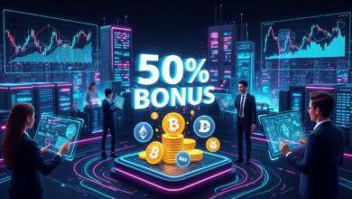 Crypto Market with 50% Bonus